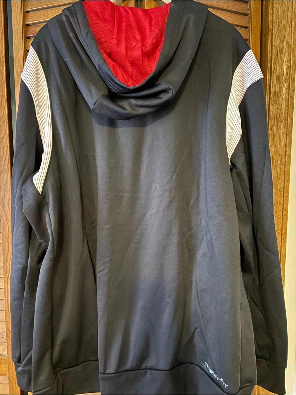 NFL/ Nike Atlanta Falcons On field Black & Red Hooded Sweatshirt